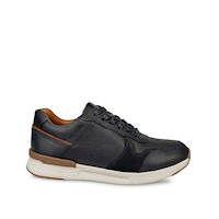 Zapatilla Casual RICARDO-025 Azul Viale Homme Cuero